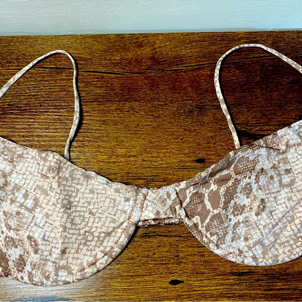 Stylish Tan Bikini Top